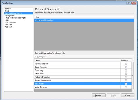 visual studio 2013 test impact analysis|azure.